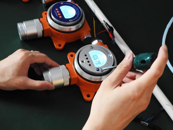 Hydrogen Sulfide Gas Leak Detector 420mA RS485 2001000HZ Multi Output