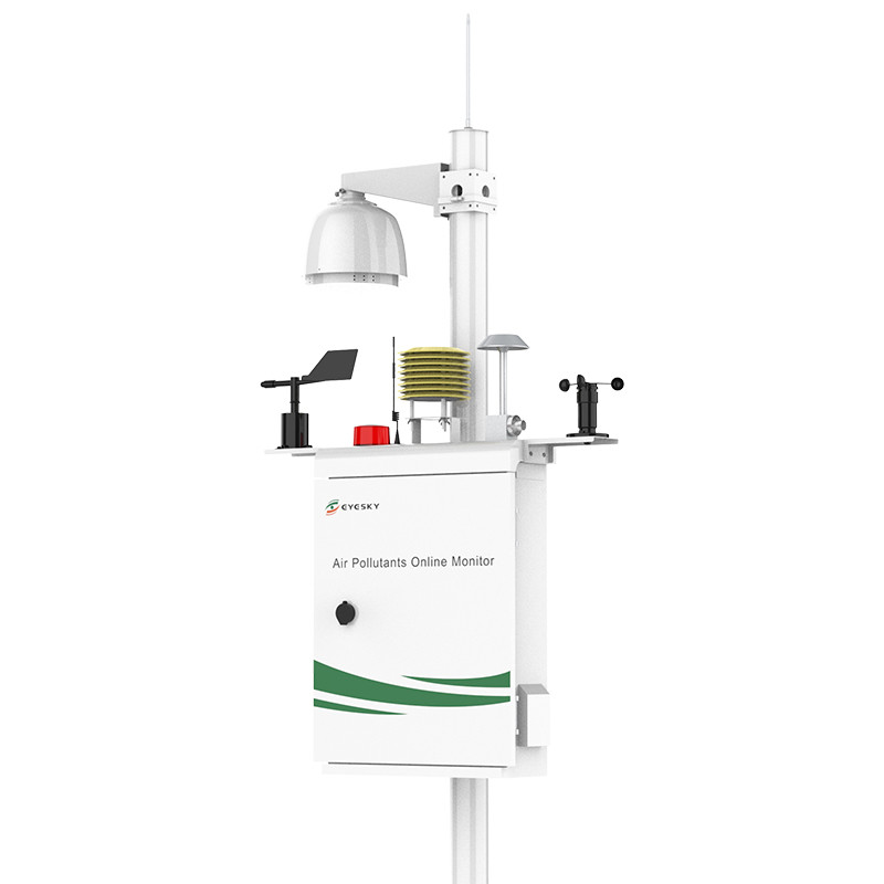 High Precision environmental monitoring system (AQMS) SO2 O3 NO2 CO particulate matter unit wireless signal output