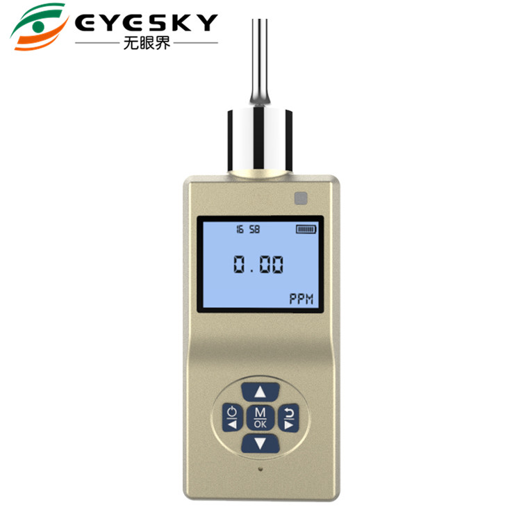 Portable Gas Detector For Nitric Oxide , 0-10ppm, With 2.5 Inch Matrix Display  Portable Gas Detector gas level detector