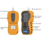 Pump Type Portable Multi Gas Detector Vibration Alarm For Industrial Environment