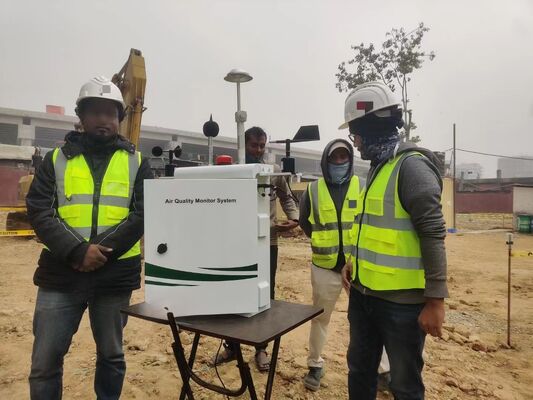 Innovative Technology in Air Monitoring Sataion for Indoor outdoor air quality monitoring station 4G cloud