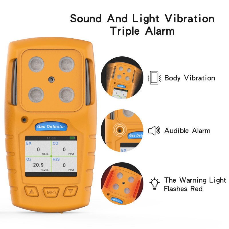 confined space 4 IN 1 portable multi gas detector high accurate and