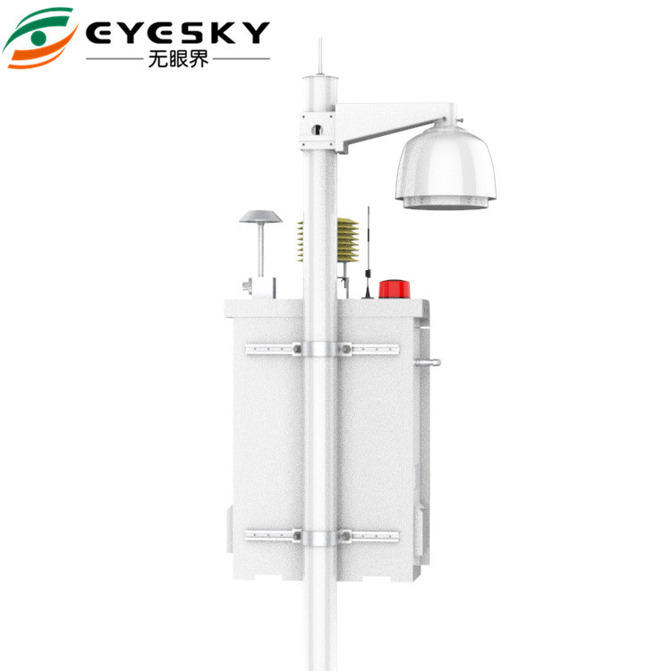 AQI Outdoor Air Quality Environmental Monitoring Unit Sound