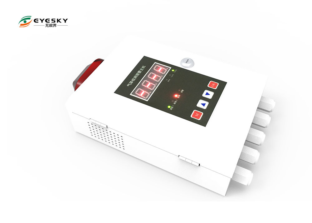 Six Channels Gas Detector Controller Digital Tube Display 325 * 220 * 74MM