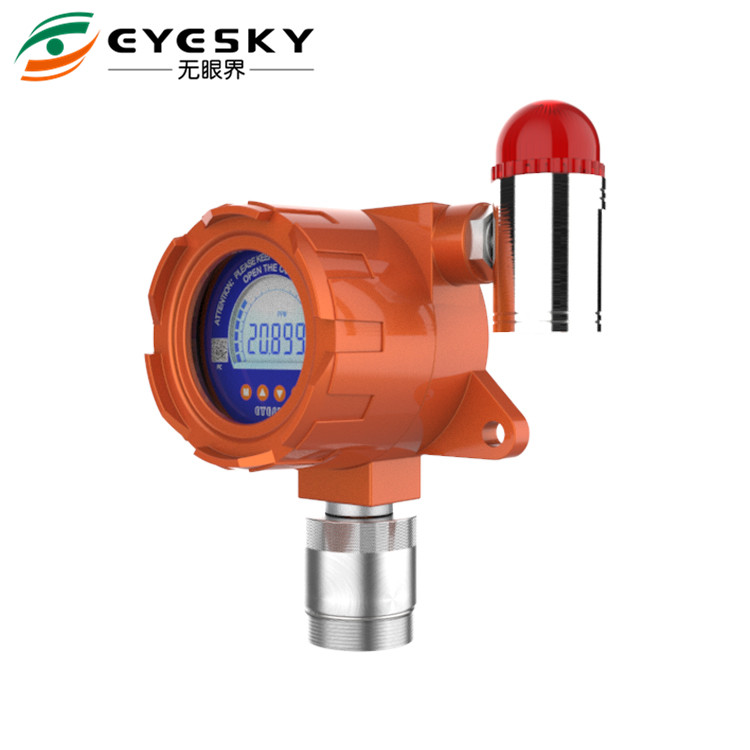 Exd II CT6 IP66 Fixed Gas Leak Monitor 2000m Transmit Distance With LCD Screen Display