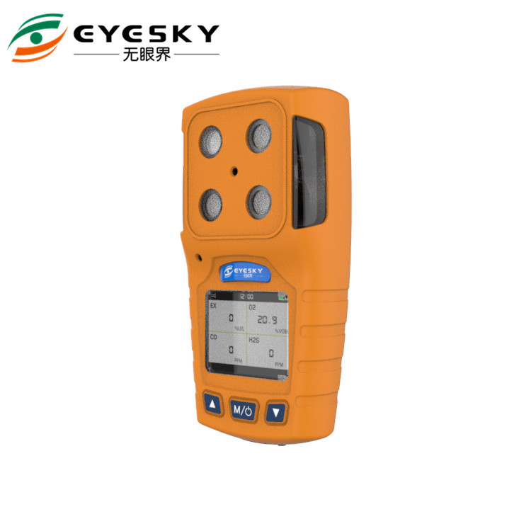 confined space 4 IN 1 portable multi gas detector high accurate and fast response toxic gas detector