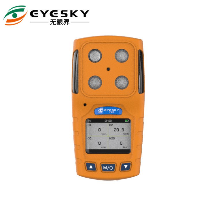 Fast Response Sensor Portable Multi Gas Detector Hazardous TFT Display Long Lifespan